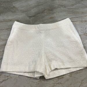 Banana Republic white lace shorts!